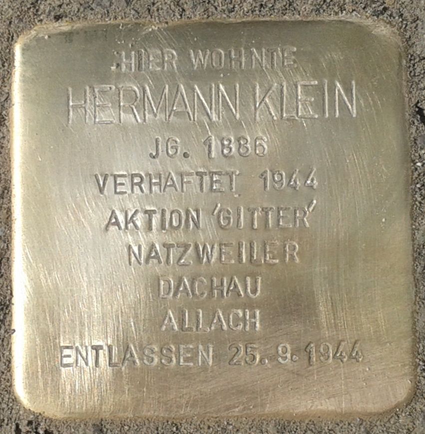 Klein Stolperstein